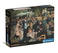 Clementoni - Puzzle pour Adultes 1000 Pièces, Museum -Bal du Moulin Compact Box, Fabriqué en Italie, 39971