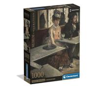 Clementoni - Puzzle pour Adultes 1000 Pièces, Museum dans Un Café Compact Box, Fabriqué en Italie, 39974