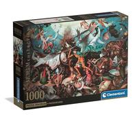 Clementoni - Puzzle pour Adultes 1000 Pièces, Museum The Fall of The Rebel A Compact Box, Fabriqué en Italie, 39972