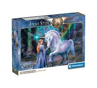 Clementoni - Puzzle pour Adultes 1500 Pièces, Anne Stokes Bluebell Wood Compact Box, Fabriqué en Italie, 31735