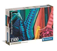 Clementoni - Puzzle 1500 pièces pour Adultes et garçons, Collection Thème Tissus Scintillants avec Poster Inclus, boîte compacte, idée Cadeau Homme et Femme, fabriqué en Italie, 84,5 x 59,5 cm, 31740