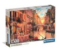 Clementoni - Puzzle pour Adultes 1500 Pièces, HQC Venezia Compact Box, Fabriqué en Italie, 31743