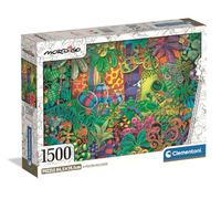 Clementoni - Puzzle pour Adultes 1500 Pièces, Mordillo The Painter Compact Box, Fabriqué en Italie, 31737