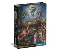 Clementoni - Puzzle pour Adultes 1500 Pièces, Museum Raphael Transfiguration Compact Box, Fabriqué en Italie, 31739