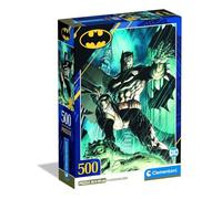Clementoni – Puzzle 500 pièces Batman (DC Comics) Compact Box – Poster inclus – Fabriqué en Italie