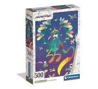 Clementoni - Puzzle pour Adultes 500 Pièces, Mordillo The Journey Compact Box, Fabriqué en Italie, 35594