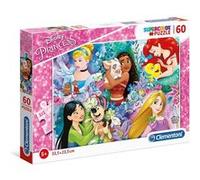Clementoni puzzle Princesse Disney Animaux 60 pièces Multicolore G