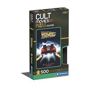 Clementoni | Puzzle Retour vers Le Futur pour Adultes 14 Ans+ | 500 Pièces | Jeu de Société | Poster Film Iconique | 49 x 36 cm | Puzzle Cinéma Vintage | Papier Recyclé | Cadeau Geek Cinéphile