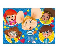 CLEMENTONI Puzzle Souris Gigio MAXI 24 pièces