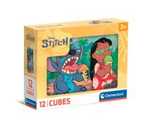 Clementoni – Cubes Puzzle Stitch 12 cubes – Jeu de société dès 3 ans – Manipulation facile