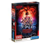 Clementoni Puzzle Stranger Things 1000 pièces 70 x 50 cm avec poster adultes et ados