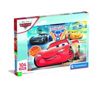 Clementoni Puzzle enfant 104 pièces Cars Walt Disney Fabriqué en Italie 25047