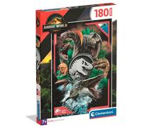 Clementoni Puzzle enfant Jurassic World Super 180 pièces – Dinosaures – 7 ans et +