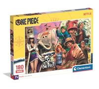 Clementoni | Puzzle Super One Piece pour Enfants 7 Ans+ | 180 Pièces | Dimensions 48,5 x 33,5 cm | Développement Logique et Manuel | Activité sans écran | Idée Cadeau Enfant