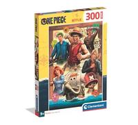 Clementoni | Puzzle Super One Piece pour Enfants 9 Ans+ | 300 Pièces | Dimensions 48,5 x 33,5 cm | Développement Logique et Manuel | Activité sans écran | Idée Cadeau Enfant