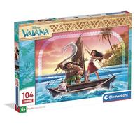 Clementoni | Puzzle Super Vaiana 2 pour Enfants 6 Ans+ | 104 Pièces | Dimensions 48,5 x 33,5 cm | Développement Logique et Manuel | Activité sans écran | Idée Cadeau Enfant