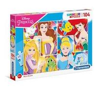 Clementoni puzzle Supercolor Disney Princess 104 Pieces (27146) Multicolore G