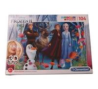 Clementoni puzzle Supercolor Frozen II 3D-vision104 pièces G