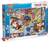 Clementoni Puzzle Supercolor Paw Patrol / 104 pièces