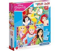 Puzzle Enfant 2x20 Pièces - Princess