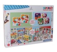 Clementoni puzzle Superkit Quel est mon travail 4-en-1 30 pièces Multicolore G