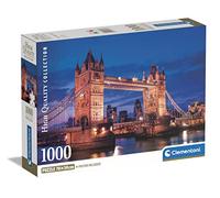 Clementoni | Puzzle Tower Bridge 1000 Pièces pour Adultes | Poster Inclus | 70 x 50 cm | Activité Calme et Relaxante | Éco-Conçu |Ideé Cadeau | Jeu de Societé | Concentration