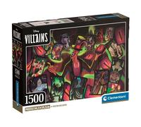 Clementoni Puzzle pour adultes Disney Villains Compact Box 1500 pièces Fabriqué en Italie 31744