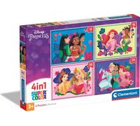 Clementoni Puzzles Princesse Disney, 4in1