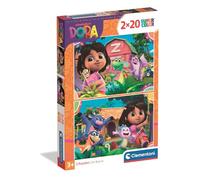 CLEMENTONI, PZL 2X20 Dora The Explorer, 3 Years, 24827