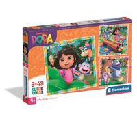 CLEMENTONI, PZL 3X48 Square Dora The Explorer, 5 Years, 25078