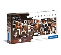 Clementoni- Queen's Gambit Gambit-1000 Pièces, Puzzle Netflix, Divertissement pour Adultes-Fabriqué en Italie, 39696, Multicolor