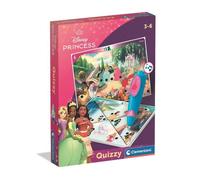 Clementoni - Quizzy - Disney Princesses - Jeu avec stylo intéractif - Sonore et lumineux - Dès 3ans