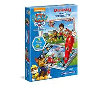 Clementoni - Quizzy - Pat' Patrouille - Jeu de Société pour Enfants de 3 à 6 Ans - avec Stylo Interactif, Quizzes et autres Activités diverses et variées - De nombreuses pages de fun - 52090