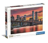Clementoni - Rivière Est au Crépuscule - Puzzle de 1500 Pièces - Jeu de Patience et de Réflexion - Format Paysage - Image Net - 59,2 x 84,3 Cm - À Partir de 10 Ans