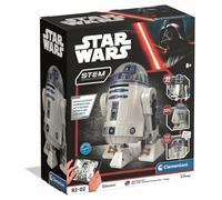 Clementoni Robot R2-D2 - Robot à Construire inspiré de Star Wars avec lumières LED, Sons et Application de Codage pour Enfants de 8 Ans et Plus