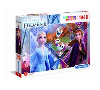 CLEMENTONI Royaume de glace Puzzle 2 MAXI 104 pièces