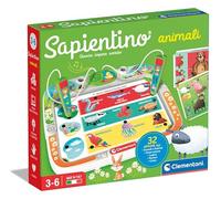 Clementoni Sapientino - Animaux, Jeu Éducatif avec Stylos Parlants Enfants 3-6 Ans, avec 16 Cartes et plus de 32 activités pour découvrir le monde animal, Made in Italy, Langue italienne, 16474