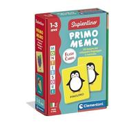 Clementoni Sapientino Baby Montessori - Cartes de Premier mémo, Jeu de mémoire éducatif pour Enfants de 1 à 3 Ans, Cartes tactiles pour développer Le langage et l'observation, fabriquées en Italie,