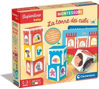 Clementoni Sapientino Baby Montessori La Tour Des Cubes Version En Italien