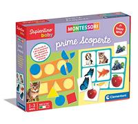 Clementoni - Sapientino Baby Premières Découvertes - Jeu éducatif 1 an (Version en Français), Jeux Montessori, Made in Italy, Multicolore, 16421