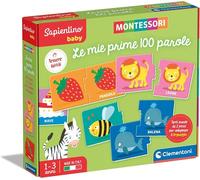 Clementoni Sapientino Baby Prime 100 Parole Cartes Flash Jeu Éducatif