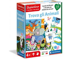 Clementoni Sapientino Cerca e Trova Animali