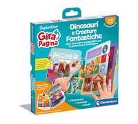 Clementoni - Sapientino Dinosaures Et Créatures Fantastiques Électronique Enfants Compatible avec Girapagina, Jeu Éducatif 4 Ans, Livre Apprentissage Acoustique, Lecture, Multicolore, 16644