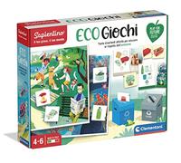 Clementoni Sapientino-Eco 16367 Jeu éducatif écologique 4 Ans Collection séparée Matériaux 100% recyclés Multicolore