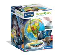 Clementoni Sapientino Exploramondo Luminoso Globe Interactif Parlant, Globe Enfants, Jeu Éducatif 7 Ans, Électronique, App Réalité Virtuelle, Italien, Made in Italy, 16468
