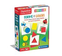 Clementoni - Sapientino Formes flashcards Figures Géométriques et Couleurs, Jeu Montessori 2 Ans, méthode éducative montessorien, Made in Italy, Multicolore, Moyen, 16724