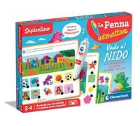 Clementoni - Sapientino Interactive-Aller au Nid-Chede Stylo, Jeu Éducatif 2 Ans, Électronique Parlante, en Italien, Batteries incluses, Made in Italy, Multicolore, 16457