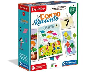 Clementoni - Sapientino-IO Compte et Histoire, Jeu éducatif en matériau 100% recy abriqué en Italie. Play for Future, 4 Ans +, 16272.