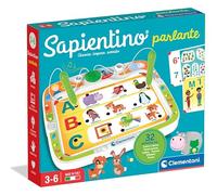 Clementoni Sapientino - Jeu éducatif avec stylos parlants enfants 3-6 ans, avec 16 cartes et plus de 32 activités sur les thèmes de l'école de l'enfance, Made in Italy, Langue italienne, 16472