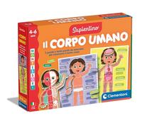 Clementoni Sapientino Le Corps Humain Cartes Éducatives 4 Ans+